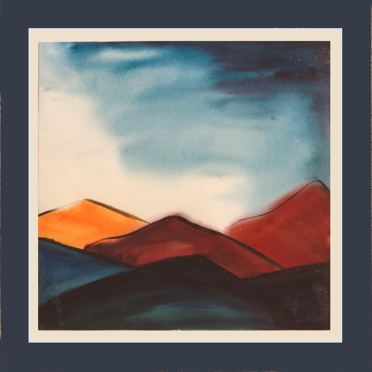 Hügel - 50x50cm