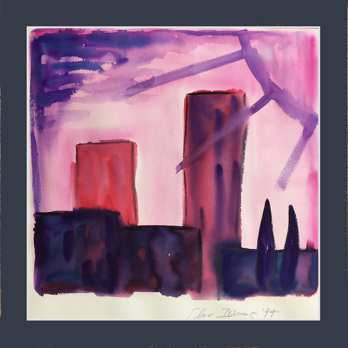 Stadt - 50x50cm